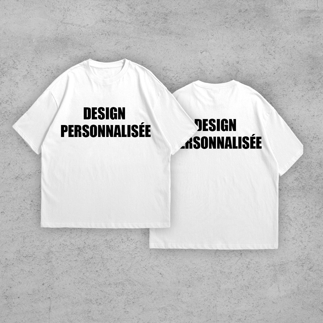 T-shirt oversize personnalisé